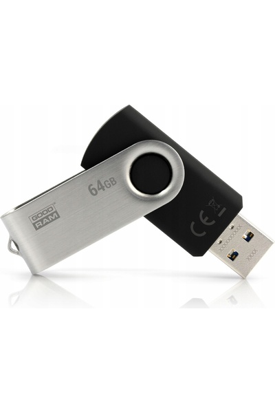 NO BRAND Memorie flash GOODRAM UTS3 64GB USB 3.0 Negru-argintiu