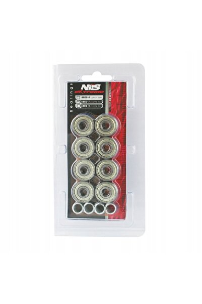 NO BRAND Rulmenti NILS EXTREME ABEC-7 Chrome (8 bucati)