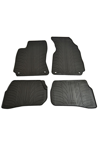 Gledring Covorase cauciuc Vw Passat 3B 1998-2005, presuri culoare Negru, 4 buc.