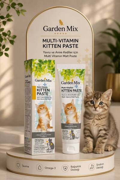 Gardenmix Kitten Multivitamin Yavru Kedi Malt Macunu 100gr