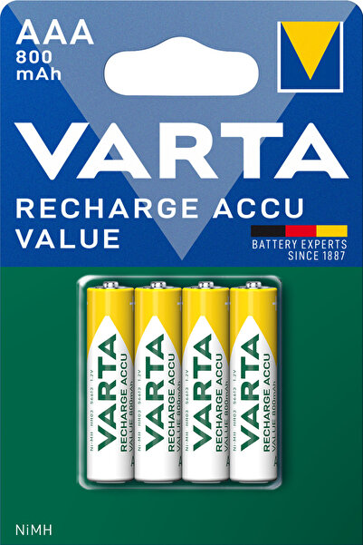 Varta Επαναφορτιζόμενη μπαταρία AAA 800 mAh