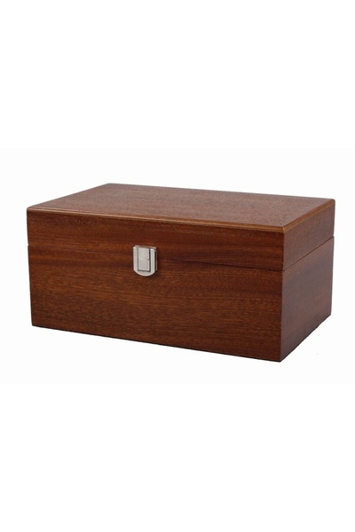 Sunrise Chess & Games High quality chess box - Sapele wood veneer (24x15x11cm)