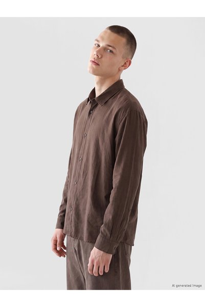 LC Waikiki Nevavm with Difference Xside Brown Plain Standard & Regular Men's ...
