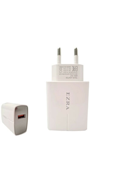 OEM Ezra Φορτιστής Χωρίς Καλώδιο με Θύρα USB-A Λευκός (HC47)