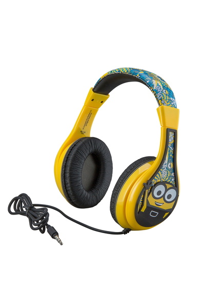 OEM eKids Minions Ενσύρματα Ακουστικά με ασφαλή μέγιστη ένταση ήχου για παιδι...