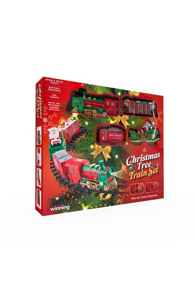 OEM The Source - Christmas Tree Train Set – Διακοσμητικό Χριστουγεννιάτικο Τρ...