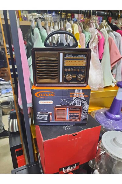 Yuegan NOSTAJİK TASRIMMODERN TEKNOLOJİK GÜNEŞ ENERJİLİ BLUETOOTH RADYO