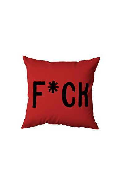 Beramussa Red Written Pillow, Fun Gift