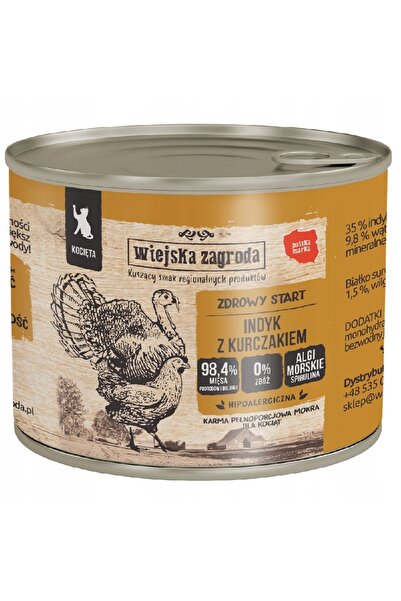 NO BRAND Hrana pentru pisici RURAL GARD Turkey 200 g