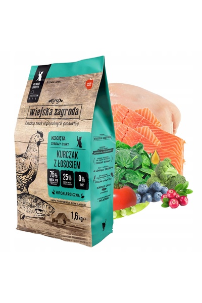Wiejska Zagroda Hrană pentru pisici Pui 1.6 kg