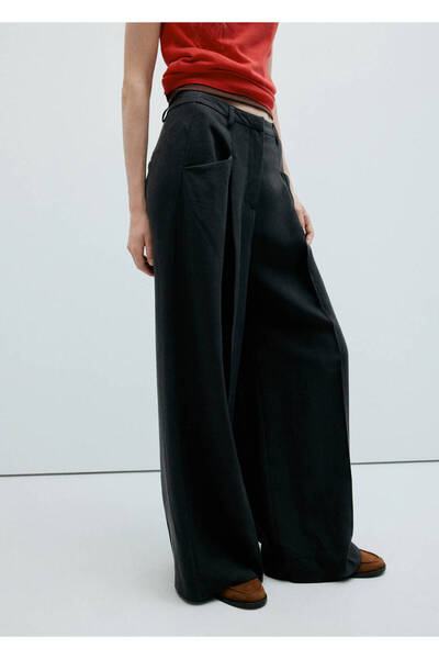 MANGO Woman Wideleg pensli pantolon