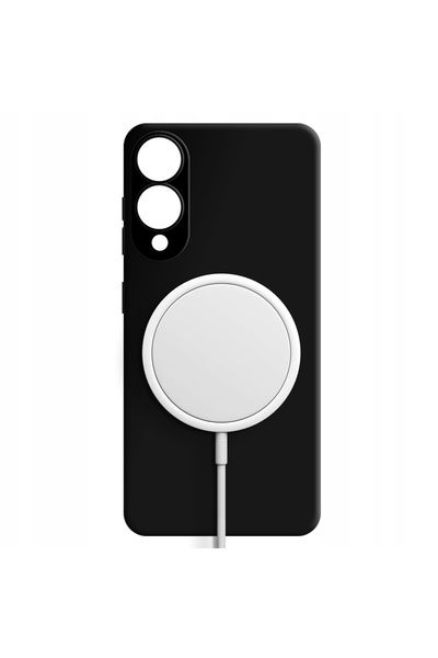 3MK Husă Hardy din silicon MagCase pentru Samsung Galaxy S25 Edge Negru