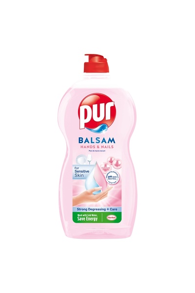 NO BRAND Detergent lichid pentru vase PUR Balsam Hands & Nails 1200 ml
