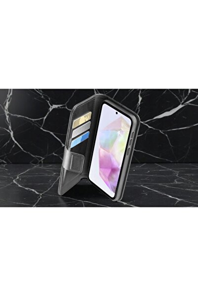 Cellularline Husă tip carte pentru Samsung Galaxy A36/A56, neagră