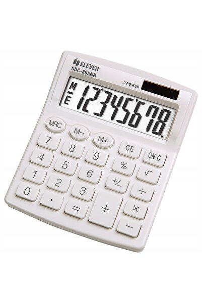 NO BRAND Calculator ELEVEN SDC-805NRWHE Alimentare cu baterie și energie sola...