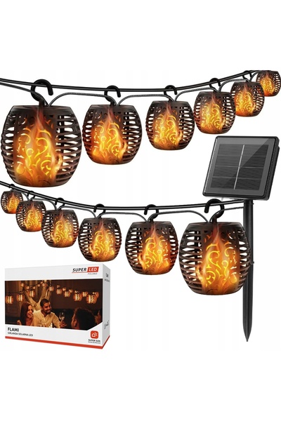 NO BRAND Girlanda solara SUPERLED Soli Flami 5285