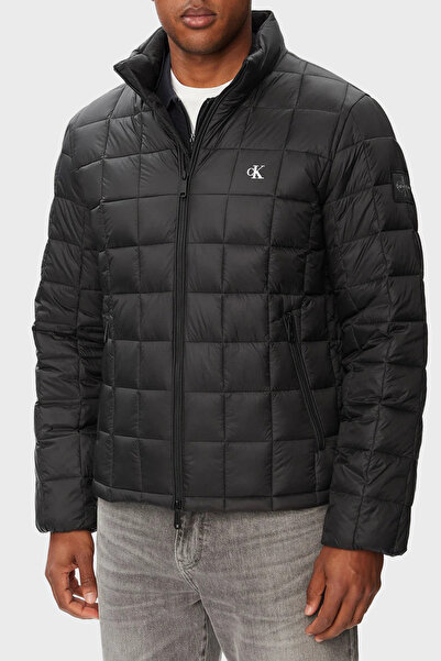 Calvin Klein Kapitoneli Dik Yaka Su İtici Mont LV04RG506GUB1 Erkek MONT LV04R...