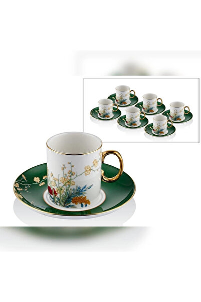 LAMEDORE Blossoms 6'lı Kahve Fincan Seti 90ml