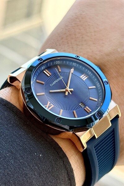 Chaperone Ch082M Men's Wristwatch with Silicone Strap