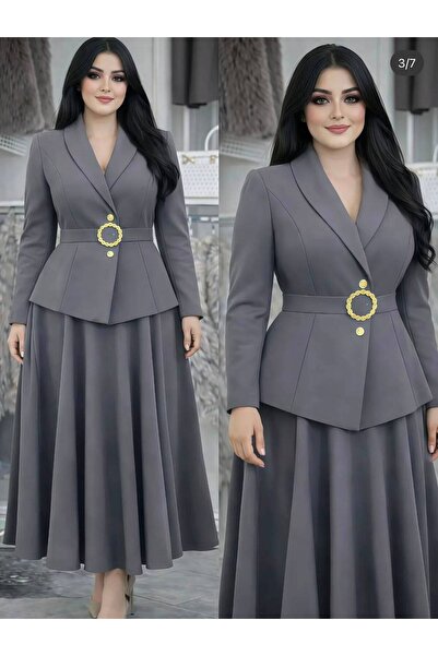 RD MİSSTANBUL COLLECTİON CEKETLİ KEMERLİ TAKIM