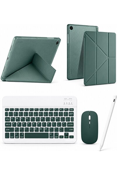 TUROTTO Galaxy Tab A9 Plus X210 / A11 Plus X230 İle Uyumlu Standlı Kılıf Doku...