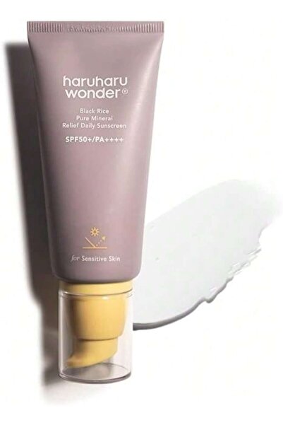 HaruHaru -BLACK RICE MINERAL RELIEf SUNSCREEN SPF 50+ 50ml