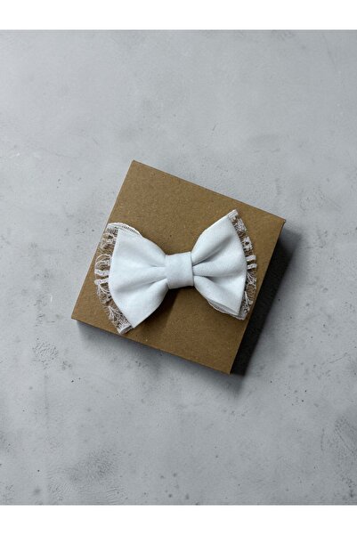 egomi kalpten gelen elle üretilen Tulle Detailed Hairless Baby Clip