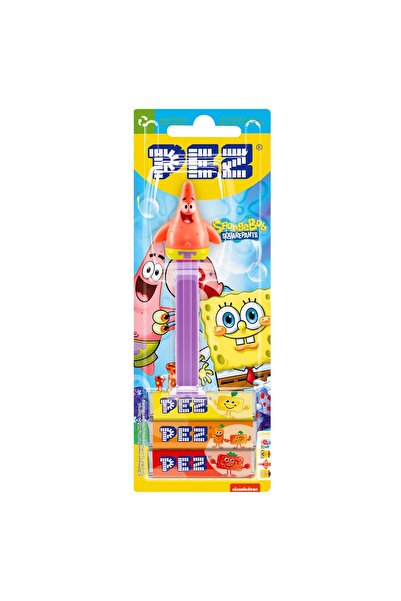 Pez Dispenser SpongeBob Patrick – Meyve Aromalı Şekerleme Makinesi ve Şekerle...