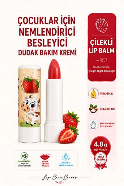 cliniclife Çocuk için doğal içerikli dudak bakım kremi lip balm 4,8gr