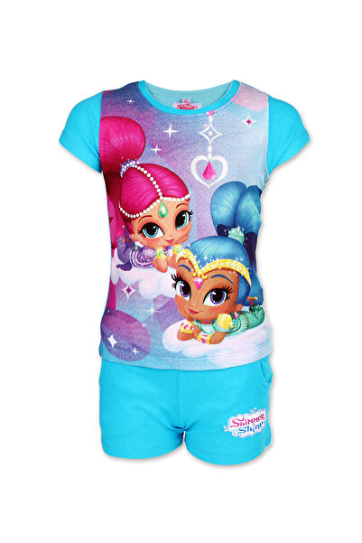 Shimmer And Shine Τιρκουάζ καλοκαιρινές πυτζάμες 2-6 ετών με φωτογραφικό σχέδ...