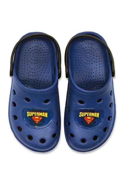 Superman Ultralight blue clogs that float on water, made of EVA foam