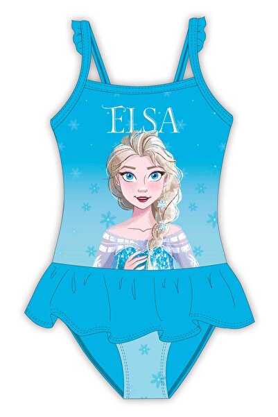 Disney Frozen Blue one-piece swimsuit 4-9 years with Quick-Drying and UV30+ 8...