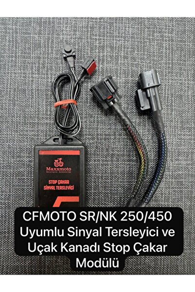 MaxxMoto CFMOTO SR250 ve NK250 Uyumlu Stop Çakar + Sinyal Tersleyici Modülü