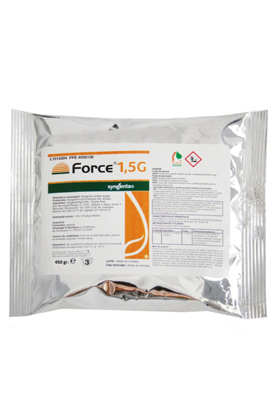 SYNGENTA Insecticid FORCE 1.5 G – Vierme Vestic Porumb, Rădăcinoase – 450G