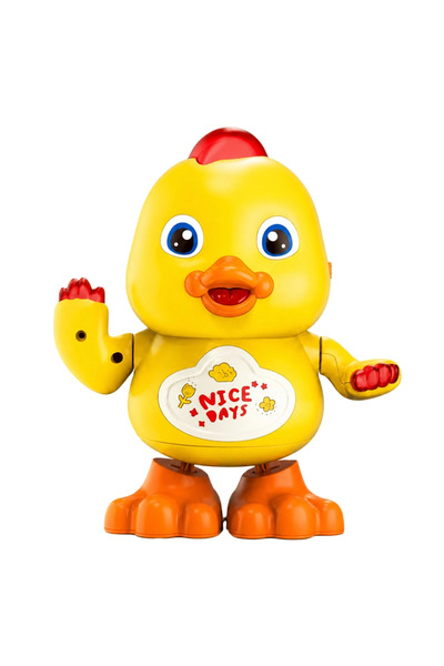 Toys 19 Cm Sesli Işıklı Sevimli Dans Eden Pilli Ördek