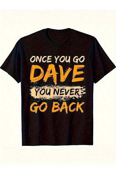 01THEONE تي شيرت بطباعة "Once Dave You Never Go Back" - قميص قطني فائق التهوي...