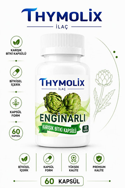THYMOLİX İLAÇ Enginarlı Karışık Bitki Kapsülü – 60 Kapsül