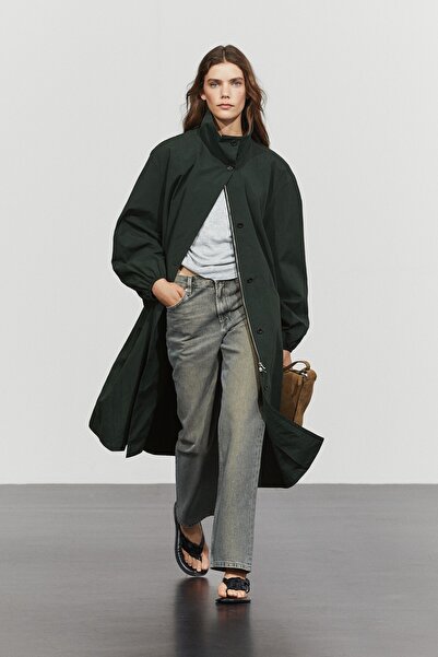 Massimo Dutti Uzun teknik parka