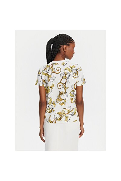 VERSACE JEANS COUTURE Γυναικείο T-Shirt 78HAH613 JS458 Λευκό