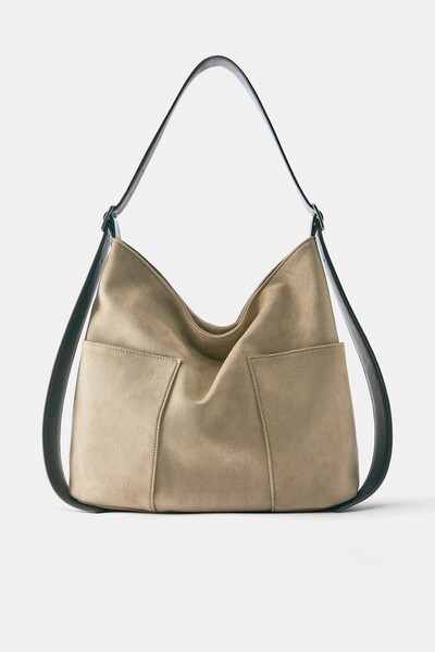 Pull & Bear Kontrast tote çanta