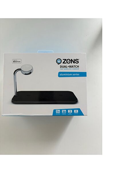ZENS Încărcător Wireless Rapid Dual + Watch Aluminium Series pentru Două Tele...