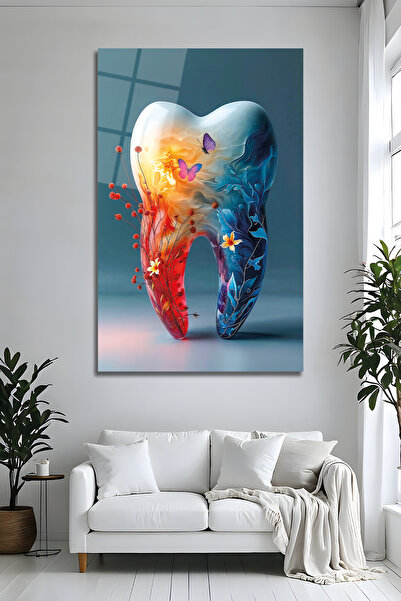 Parıltı Yayınları B&G DESIGN Design modern Tablou colorat din sticlă dentară ...