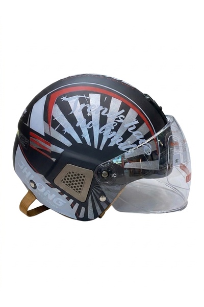 niyazi Motorcycle Safety Helmet with Durable Impact-Resistant Shell and Advan...