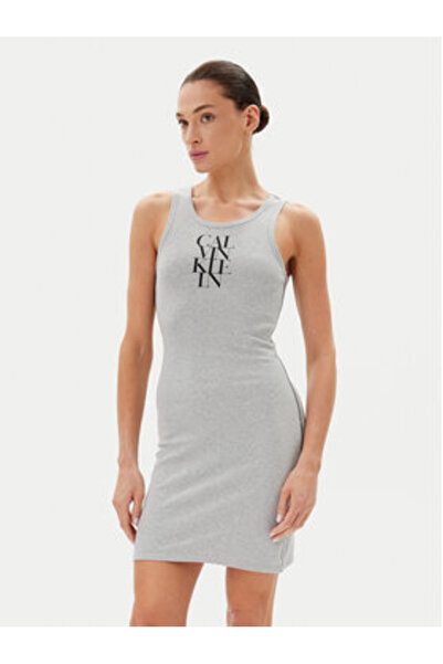 Calvin Klein Jeans Γυναικείο καθημερινό φόρεμα LV044C203G Πολύχρωμο