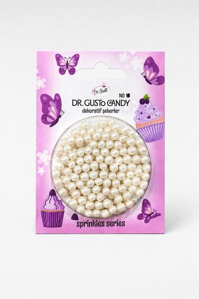 Dr. Gusto 4 mm Candy Boncuk Pasta Süsleme Şekeri