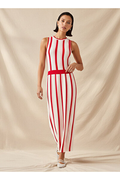 FAV STRIPE KNIT DRESS