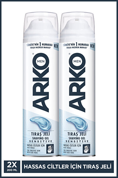 Arko Men Sensitive Tıraş Jeli 2x200ml