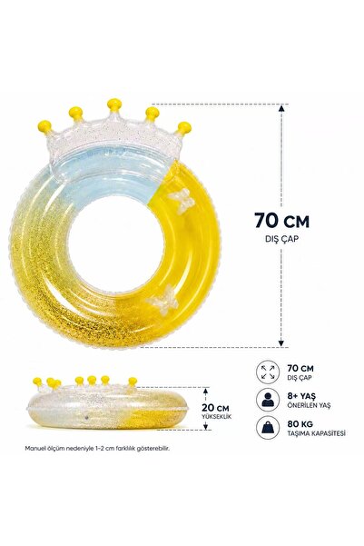 barlas global Deniz Simidi Taç Sembollu 70 Cm Kendini Özel Hissedenlere