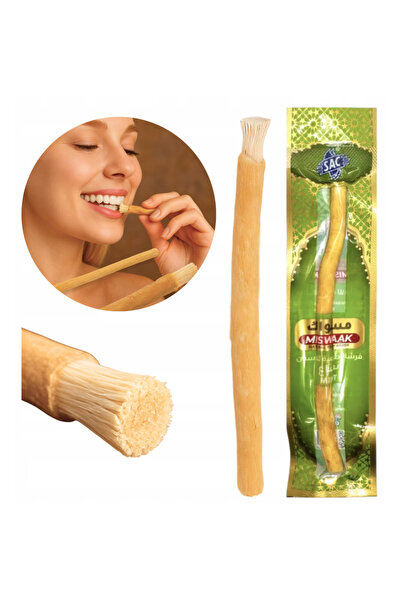 OEM Periuta de curatare din lemn de Arak, Miswak, aroma mentolata, 14-15 cm, ...