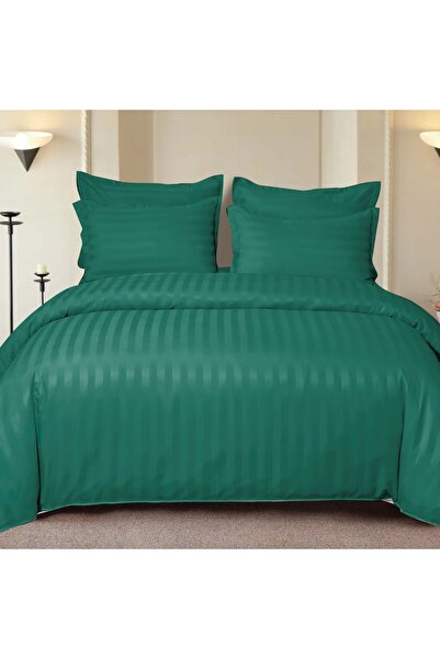 CumparaMisim Lenjerie cu Elastic 6 piese, tip Damasc Finet, Verde